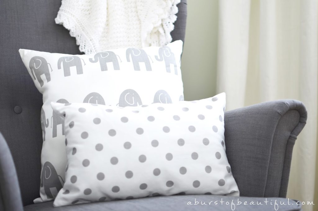 Easy Sew Pillows and Nursery Sneak Peek